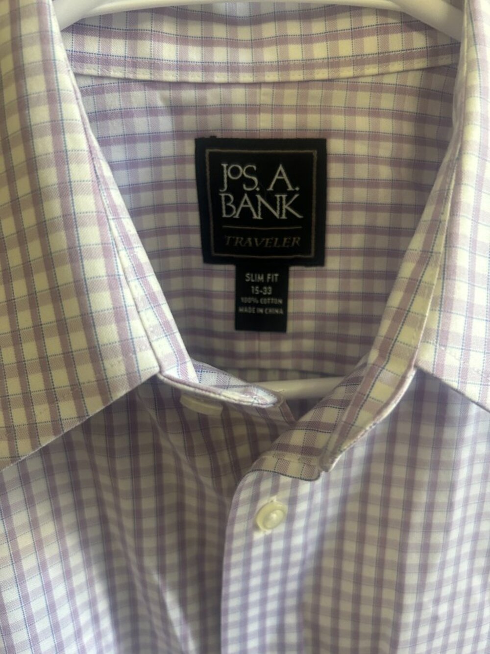 Jos. A. Bank Traveler® Collection Slim Fit Spread Collar Dress Shirt - Picture 2 of 4